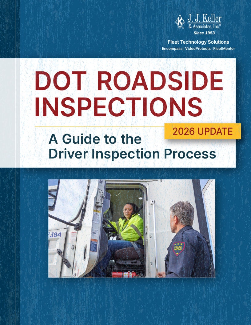 Cover DOT Roadside Inspections_A Guide to the Driver Inspection Process