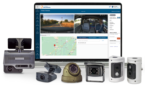Encompass Dash Cam screen transparent background