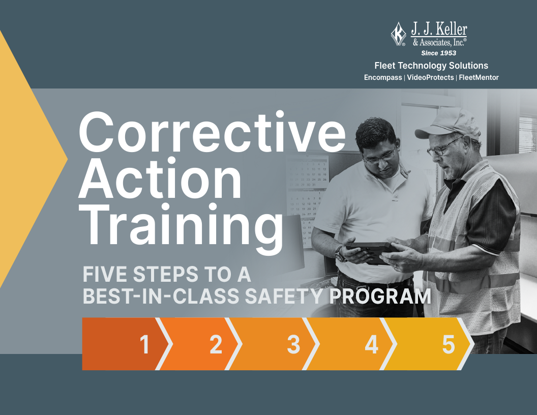 white paper cover. Corrective Action Training_Five Steps to a Best-in-Class Safety Program