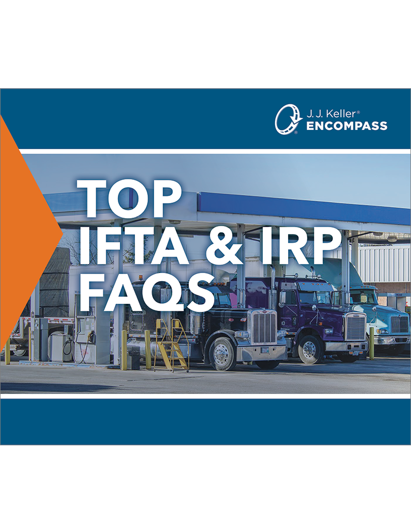 IFTA & IRP Compliance FAQs cover