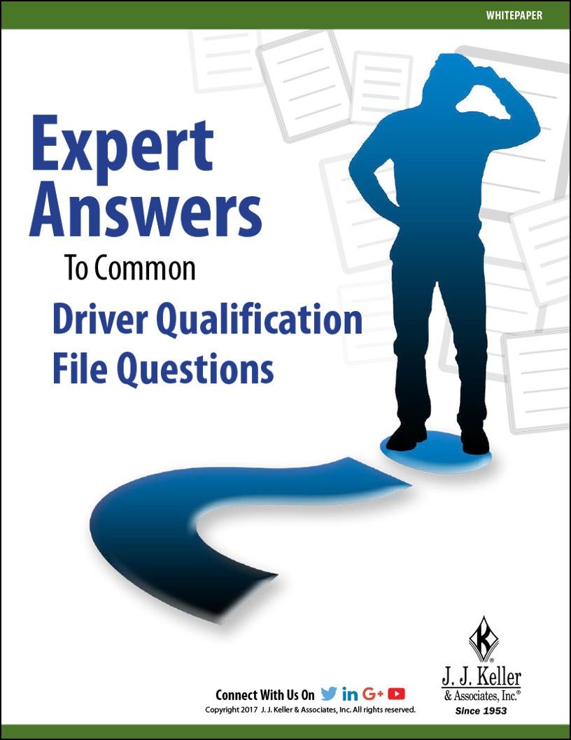 Expert Answers To Common Driver Qualification Questions