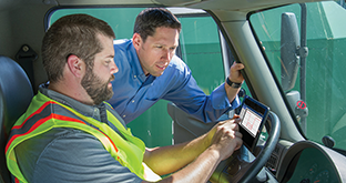 Driver and manager using ELD