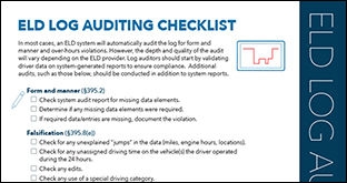 J. J. Keller's Log Auditing Checklist