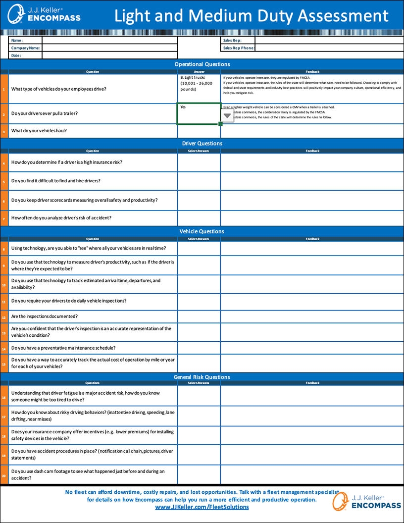 63596 JJK Encompass Light Medium Duty Assessment tool preview