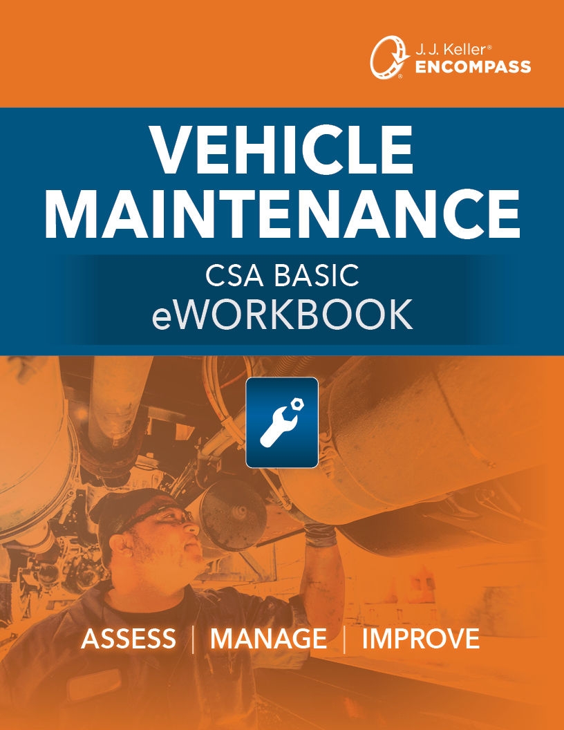 Vehicle Maintenance CSA BASIC eWorkbook