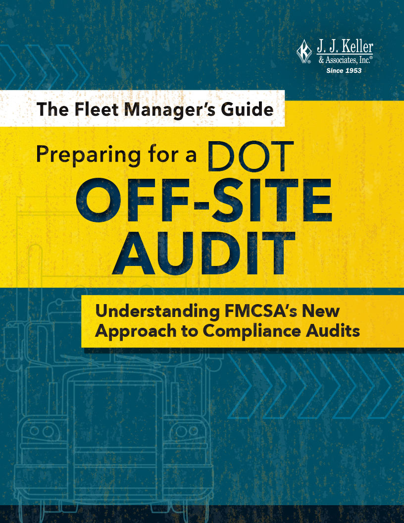Preparing for a DOT Off-Site Audit cover