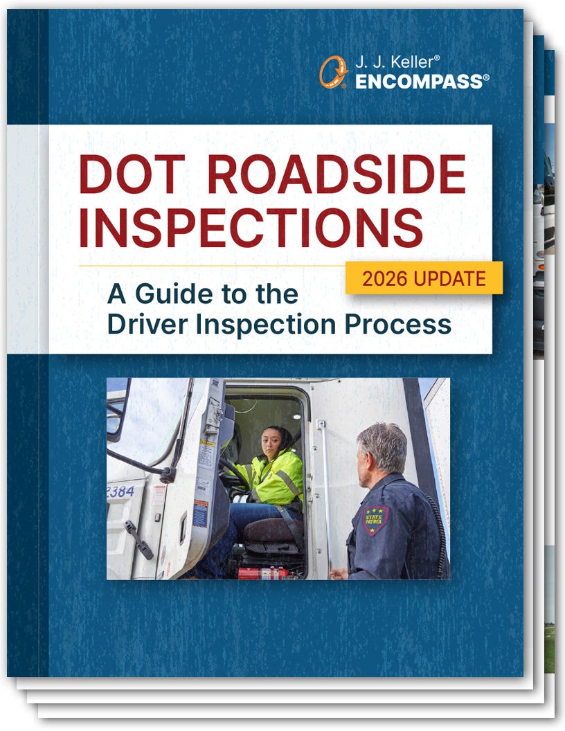 Encompass 2026 Roadside Inspection Guide 63594 cover and pages