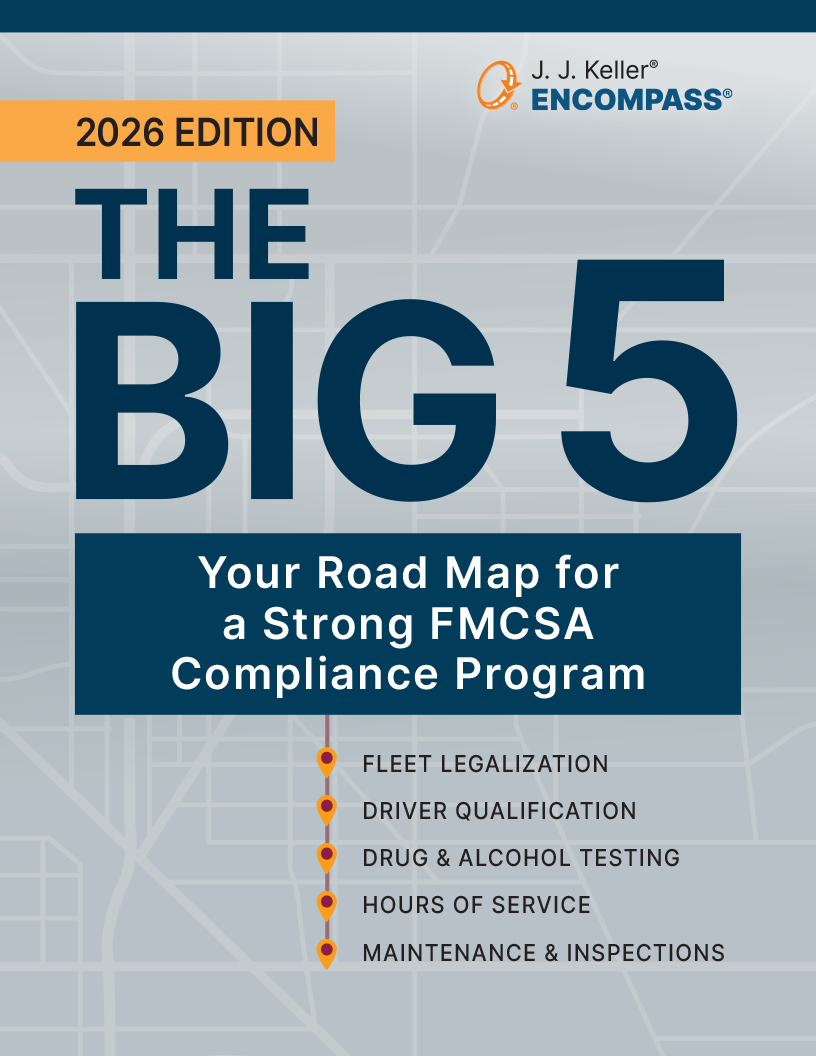 cover image of The Big 5 to Compliance from JJKeller 2026