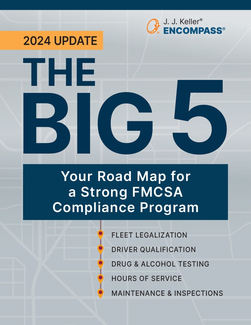 Cover The Big 5 Your Road Map for Strong FMCSA Compliance Program