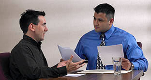 Fleet managers talking